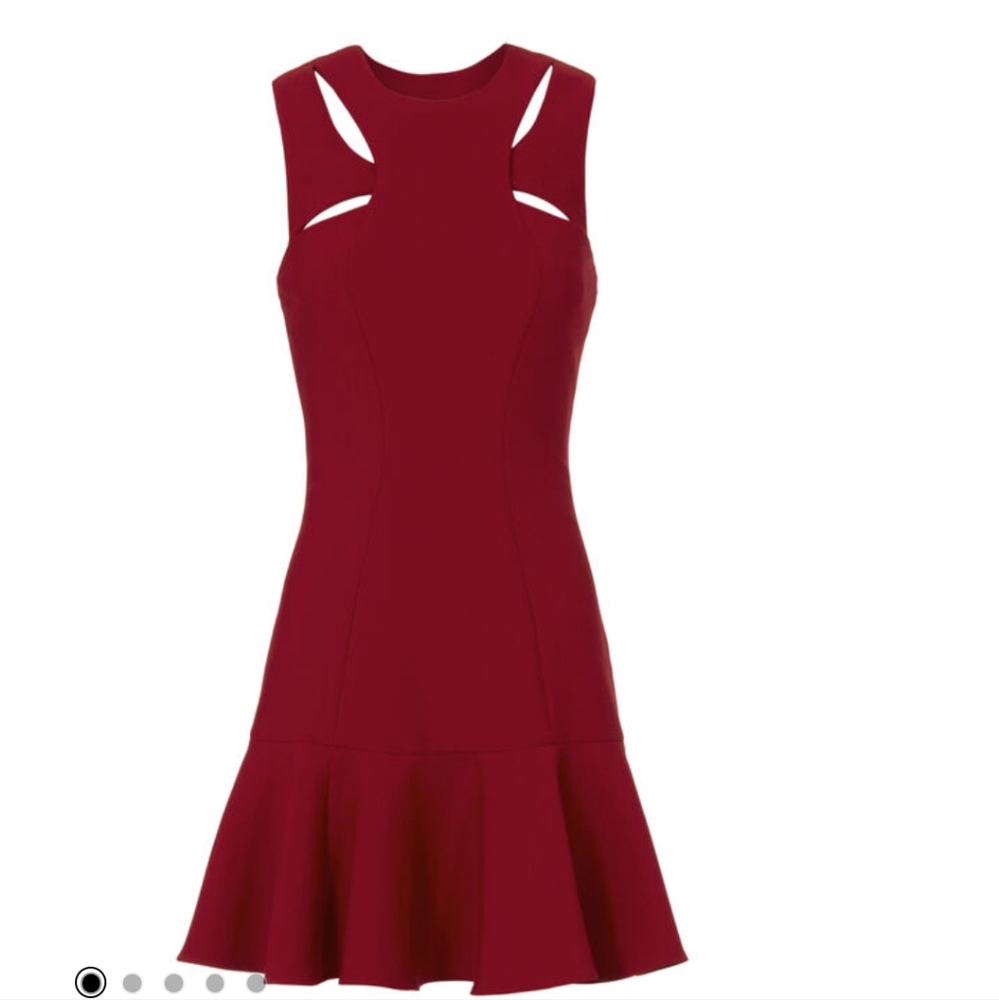 Cinq à Sept Red Sleeveless Dress